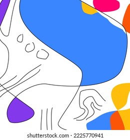 Vector Art Graphics Abstract irregular pattern background