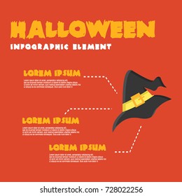 Vector Art Halloween Infographic Style