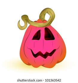 Vector Art of Halloween Pumpkin