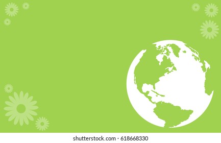 Vector art Happy Earth Day style