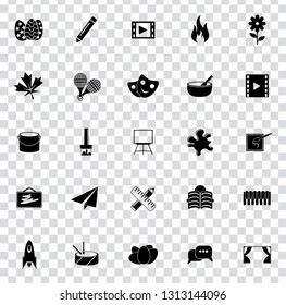 vector art icons. graphic design concept - drawing and painting tools, illustrations sign symbols