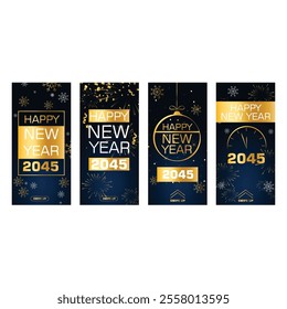 vector art illustration design of poster, flyer, banner, invitations card on new year celebration, greetings, anniversary, carnival, festival, Christmas, with fireworks element