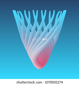 Vector art illustration. Dynamic effect. Cover design template. Can be used for advertising, marketing, presentation.