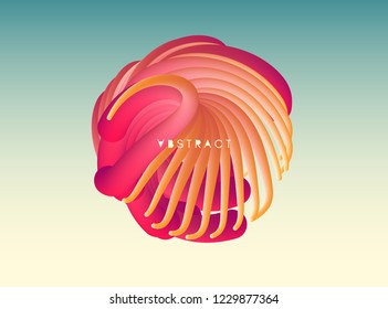 Vector art illustration. Dynamic effect. Cover design template. Can be used for advertising, marketing, presentation.