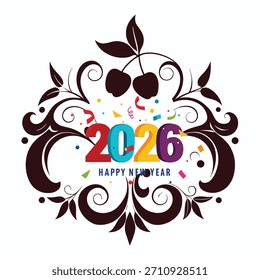 Ilustración de Arte vectorial de anuncio de celebración de tipografía estilizada