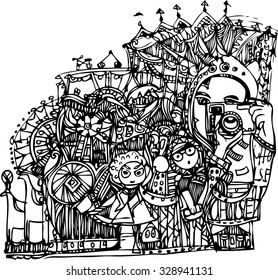 the vector art of imagination design 