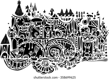 the vector art of imagination design 