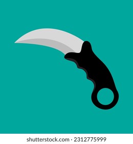 Vector art of karambit, icon and graphic design