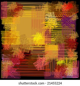 vector art - like a hand drawn painting