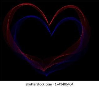 imágenes de línea de arte vectorial valentinas de boda fondo abstracto