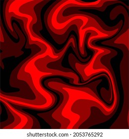 vector art liquid marble, abstract red blood gradation