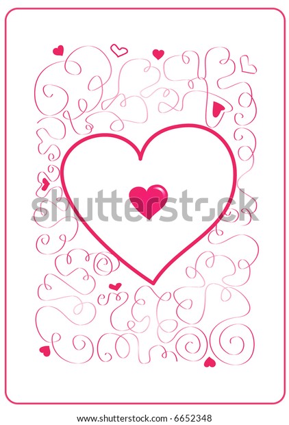 Vector Art Love Background Editable Illustration Stock Vector (Royalty ...