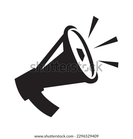 Vector art of megaphone, megaphone vector icon illustration