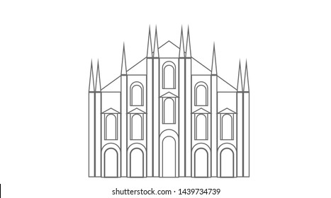 383 Milan Cathedral Sketch Images, Stock Photos & Vectors | Shutterstock