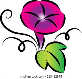 vector art: Morning Glory