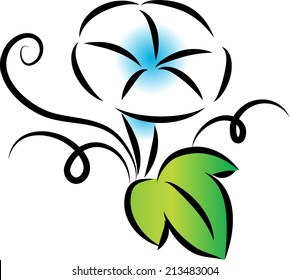 vector art: Morning Glory