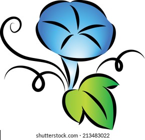 vector art: Morning Glory