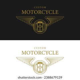 Vector art Motorcycle Logo Template