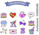 Vector art of object valentine day
