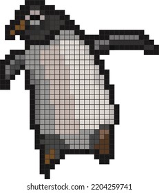 Vector art Penguin low poly 
