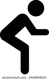 vector art person sitting position