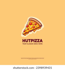 vector art  Pizza Logo with illustrations and EPS file format