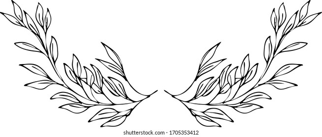 Vector art una viñeta de planta