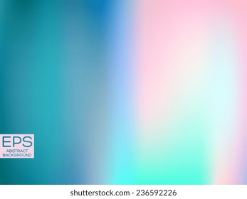 Vector art. Polar aurora. Illustration of soft colored abstract background. Web and mobile interface template. Minimalistic backdrop.Editable. Blurred. Light rays. 