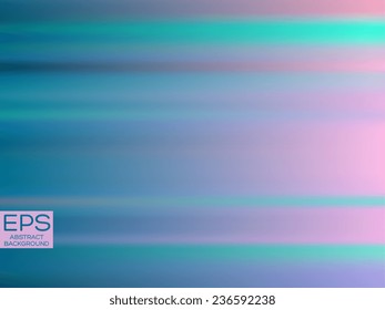 Vector art. Polar aurora. Illustration of soft colored abstract background. Web and mobile interface template. Minimalistic backdrop.Editable. Blurred. Light rays. 