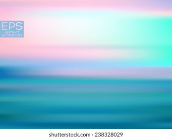 Vector art. Polar aurora. Illustration of soft colored abstract background. Web and mobile interface template. Minimalistic backdrop.Editable. Blurred. Light rays.