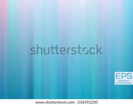 Vector art. Polar aurora. Illustration of soft colored abstract background. Web and mobile interface template. Minimalistic backdrop.Editable. Blurred. Light rays. 