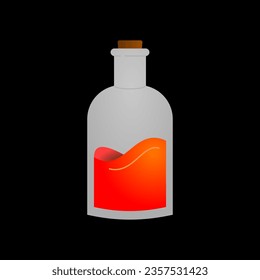 Vector art of potion or poison