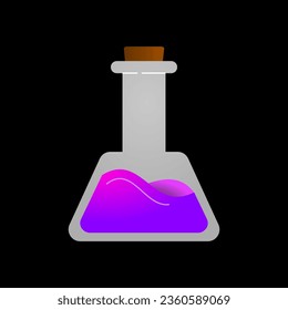 Vector art of potion or poison