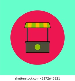 vector art promotion stands, perfect for icons, mascots, posters, advertisements, templates, etc