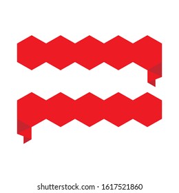 Vector art representing labels, stickers, banners, tags, ribbon on isolated background.