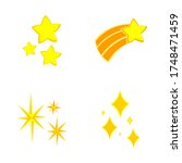 Vector Art Stars, Twinkle Stars and Shooting Star