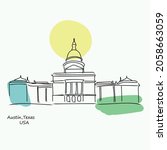 Its a vector art of the state capitol in Austin ,Texas USA. This art can be used as postcard.