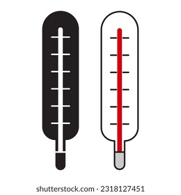 Vector art of thermometer, icon and graphic design