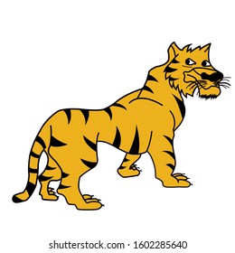 Vector Art of a Tiger