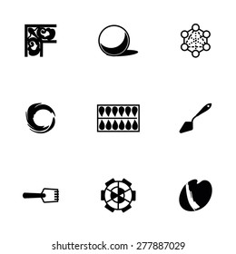 Vector Art tool icon set on white background