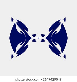 vector art unique, character, tribal, maori, waves, flame, background, decoration, hand art, creative
