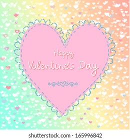 Vector art Valentine Greeting card