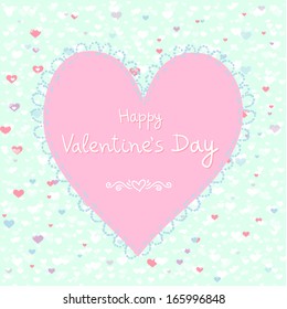 Vector art Valentine Greeting card