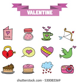 Vector art valentine stock collection