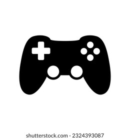 Vector art of video game controller, icon and graphic design, suitable for logo, web and application