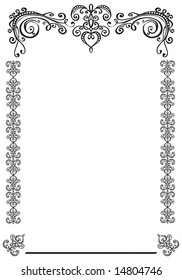 Vector art vintage background.