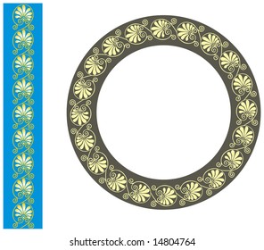 Vector art vintage background.