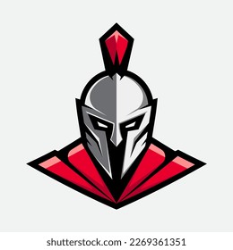 Vector art of warrior, suitable for logo or icon needs.