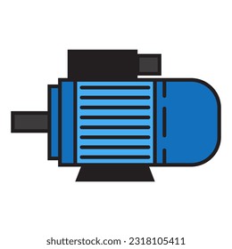 Vectores de la bomba de agua, icono y diseño gráfico
