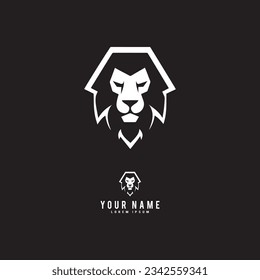 vector art in white background logo Lon head  